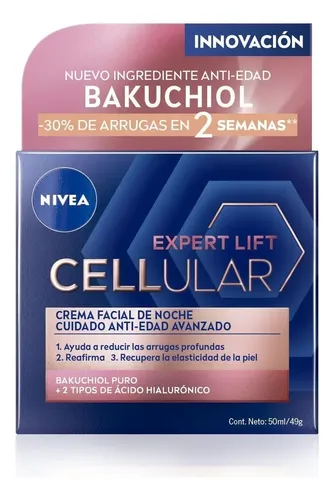 Crema Facial Nivea Cellular Filler Elasticidad Noche 50ml