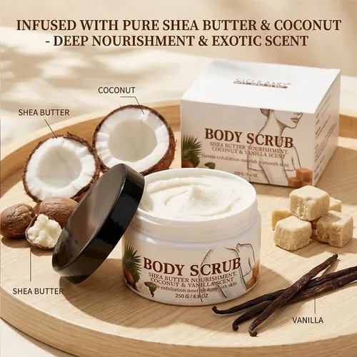 Moisturizes, Nourishing, Soft, Gently Exfoliates & Smooths