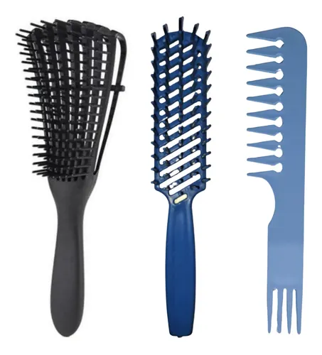 Noemí Pulpo Kit Cepillo Cocodrilo Peine Desenredar Cabello