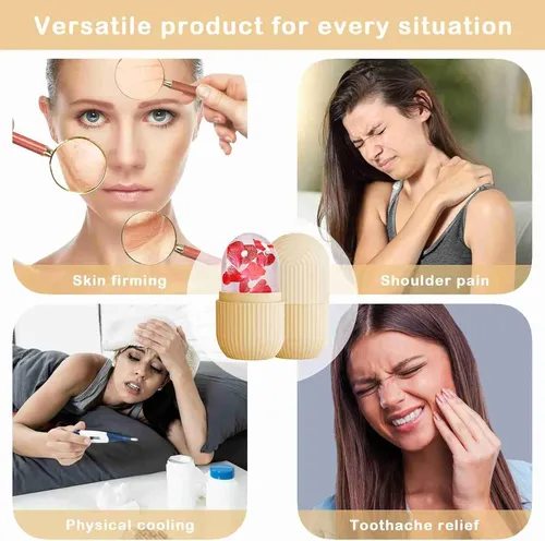 Rodillo De Masaje Con Hielo Para Rostro, Ojos Y Cuello, Reut