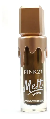 Sombra Ojos Liquida Glitter Metalica Melt Shine De Pink 21