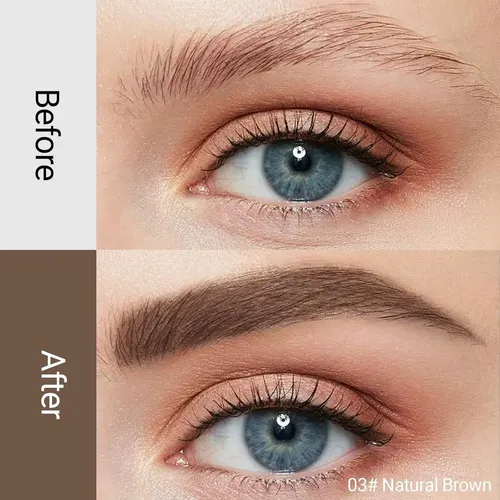 Gel De Cejas Tintado Erinde 2 Piezas Marrón Natural