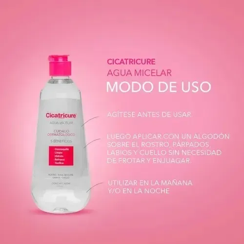 Cicatricure Agua Micelar Nf 5 Beneficios 200ml