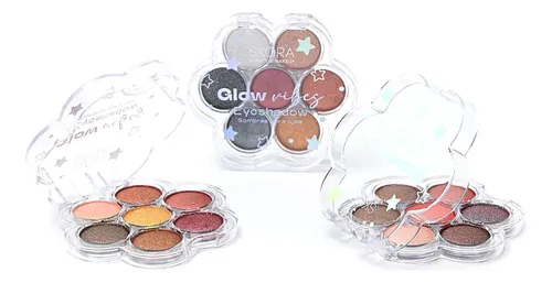 Sombra Para Ojos En Flor 7 Tonos Glow Vibes Skora