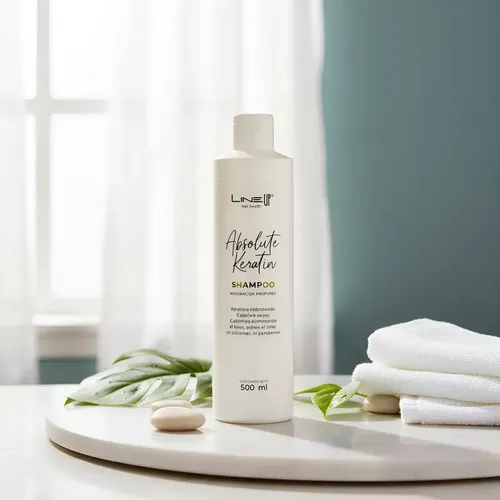 Tratamiento Shampoo Hidra Hidrolized con Keratina Hidrolizada, elimina el Frizz para Cabellos Secos ó Hidratación de Rulos, Sin Siliconas ni Parabenos, Producto Profesional, x 500Mls LineUp
