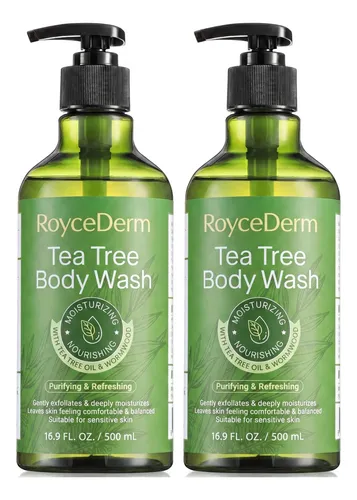 Limpiador Purificador Roycederm Tea Tree Body Wash, Paquete