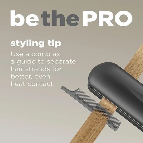 Plancha De Pelo Conair, 5 Cm, 5 Ajustes De Calor, Color Gris