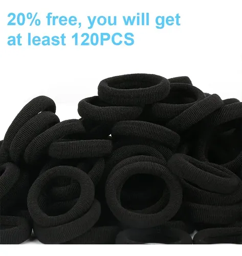Cintas Para El Pelo Qarwayoc De Algodón Negro Para Niñas, 2,