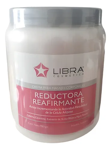 3 Crema Masajes Reductora Y Reafirmante 980g Libra Cosmetica
