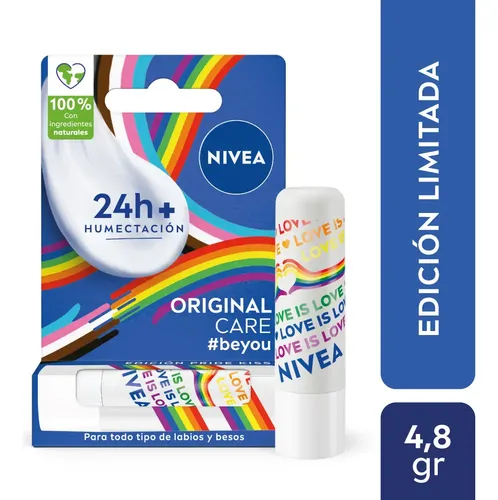 Bálsamo Labial Nivea Edición Limitada Pride Kiss X 4,8 Gr