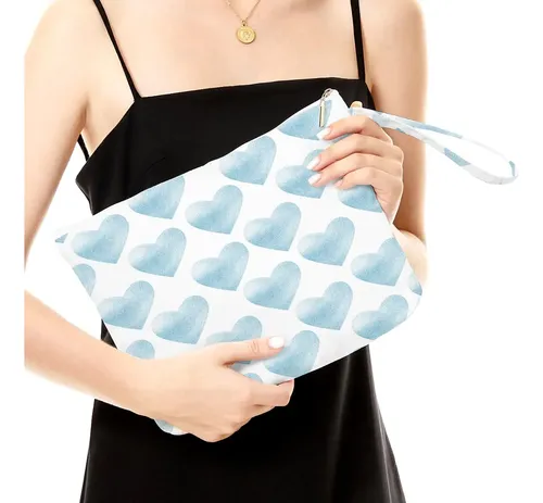 Bolsa De Maquillaje Con Forma De Corazón, Neceser, Impermeab