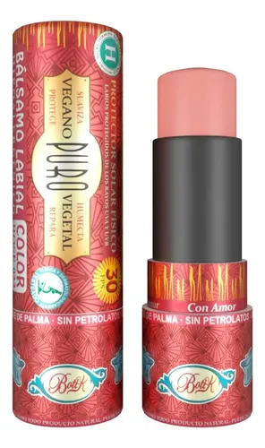 Bálsamo Labial FPS 30 Color Rose Boti-K Puro