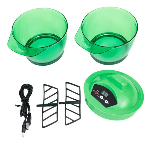 Recipiente Eléctrico Para Mezclar Tinte De Cabello Verde
