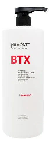 Primont Kit Btx Shampoo + Acondicionador Procesados 1lt