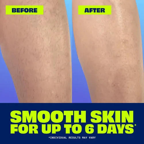 Nair Crema Depilatoria con Manteca de Cacao y Vitamina E 7.9 oz, Para Depilar Piernas Axilas y Bikini, Cavado Sin Dolor, Piel Suave e Hidratada