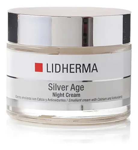 Silver Age Night Cream Calcio Kale Arginina Karité Lidherma