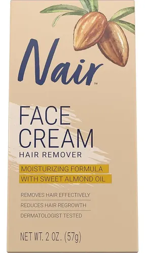 Crema Hidratante Nair Para Eliminar Vello Facial 9×56.7g