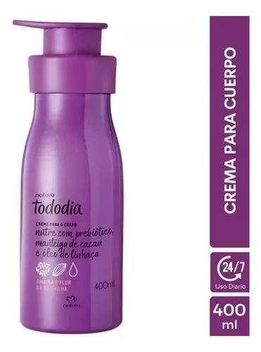 Crema Hidratante Corporal Natura Tododia Ciruela Y Flor De Vainilla 400 Ml