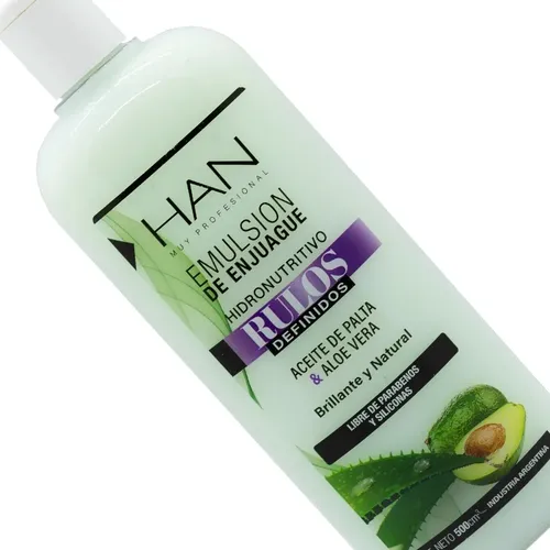 Han Rulos Definidos Acondicionador Nutritivo Cabello 500ml