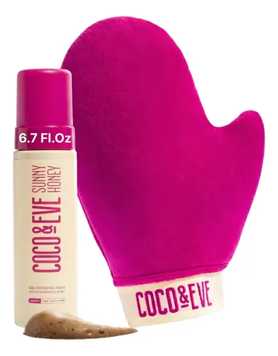 Kit De Espuma Autobronceadora Coco & Eve, Tamaño Mediano, 6.