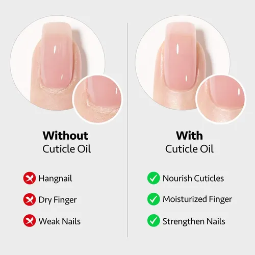Gaoy Set De Gel Para Uñas: Top Coat, Base Coat Y Aceite De