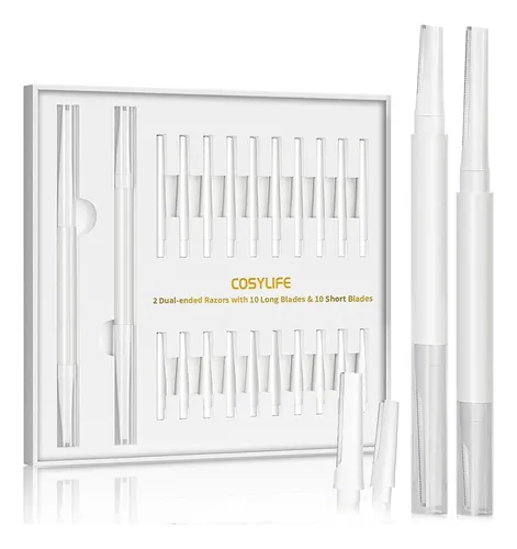 Kit Facial Depilador Y Exfoliante Con 2 Cuchillas Y Recambio