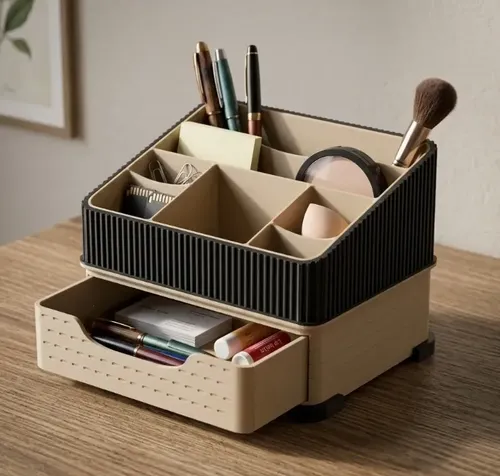 Organizador Maquillaje Multiuso Brochas Pinceles Cosmeticos