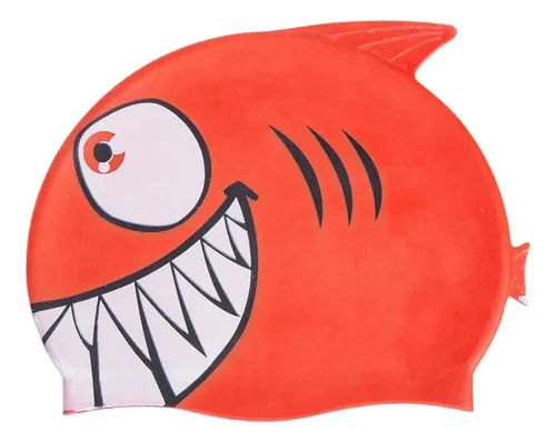 Gorro De Baño En Forma De Tiburón Para Niños, Diseño