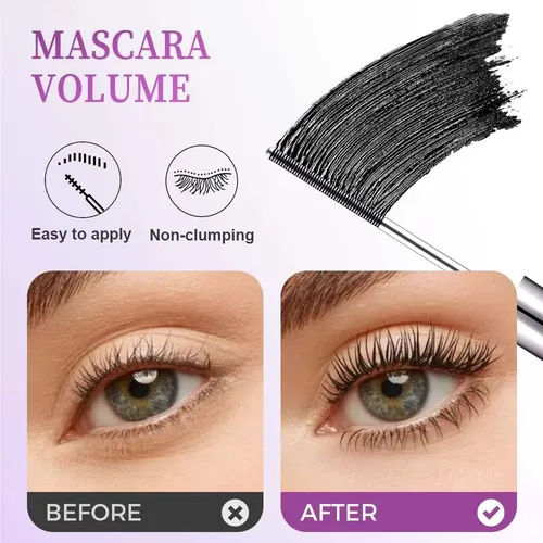 **máscara Iron Wand, Rizador De Pestañas 5d Con Gel***