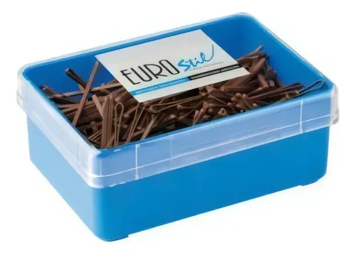 Clips Invisible Hebilla Pelo Eurostil Caja X 300gr Color Bronce
