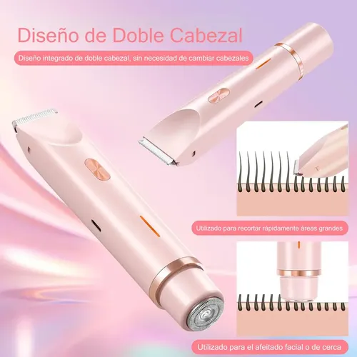 M260729 Depiladora Facial 2 En 1 Y Rasuradora Eléctrica Jl