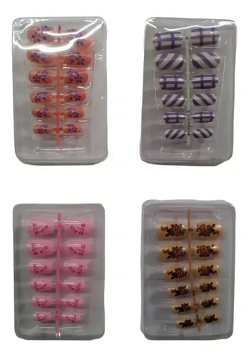 Uñas Postizas Modelos Surtidos X Mayor X 36 Blister