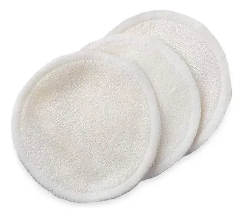 Kitx3 Pads Bambú Eco Reutilizable Limpieza Y Cuidado Facial