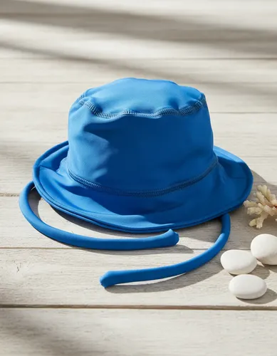 Gorro Infantil Tela Malla Bebe Niño Piluso Con Protección Uv Color Azul Petróleo Talle 4