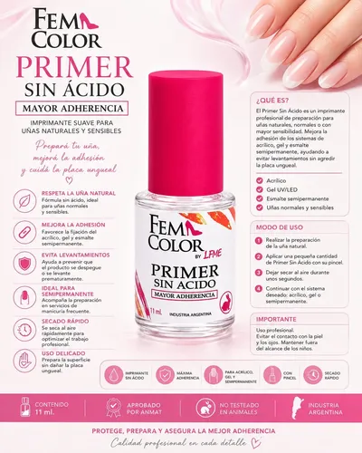 Kit Inicial Semipermanente Uñas Manicuria Fem Color