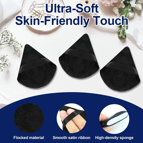 Esponja De Maquillaje Triangular Yeloumiss 30 Piezas