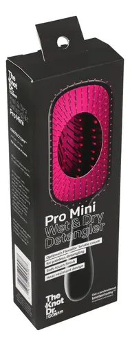 Cepillo De Pelo Conair The Knot Dr. Pro Mini Detangler Pink