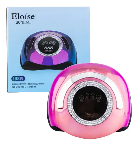 Cabina Uv/led Sun S6 Eloise 168w Para Manicuria Y Pedicuria Tornasol