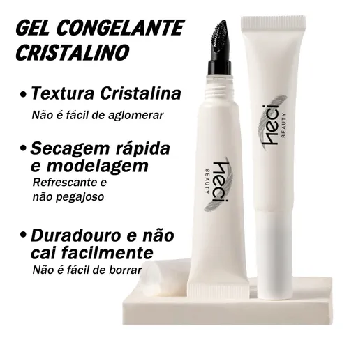 Gel Fijador Incoloro Para Cejas Heci Beauty