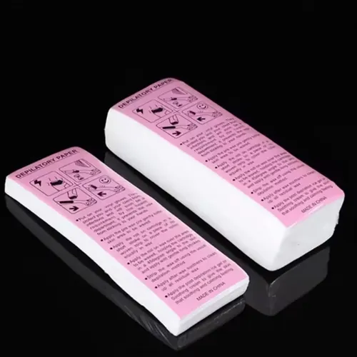500 Piezas De Papel Depilatorio No Tejido Para Mujeres Y Hom