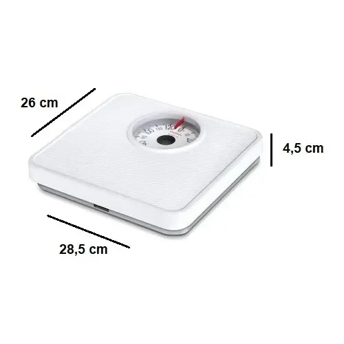 Balanza Baño Analógica Soehnle Tempo 130 Kg Super Precisa