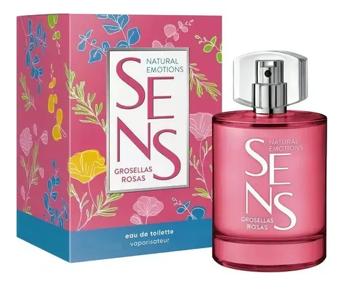 Perfume Sens Natural Emotions Grosellas Rosas 50ml Spray Mujer