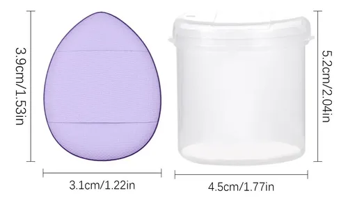 J Juego De Esponjas Para Maquillaje Y Polvos Pequeños