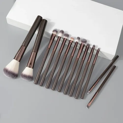Set De Brochas De Maquillaje Para Rubor En Polvo