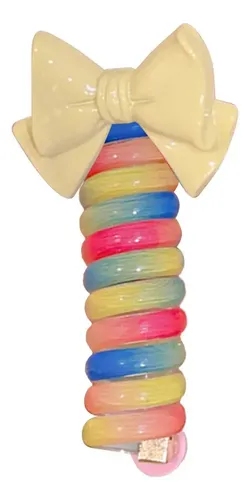 Cintas For El Pelo Con Cordón Telefónico De Colores For &rt