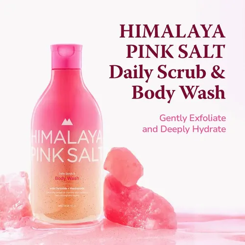 Exfoliante Y Gel De Baño Himalaya Pinksalt, 415 Ml
