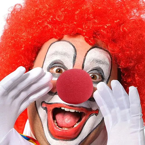 //adorables Narices De Payaso De Esponja Roja, 20 Unidades