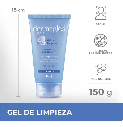 Dermaglós Gel Limpieza Purificante Pieles Normales 150 Ml