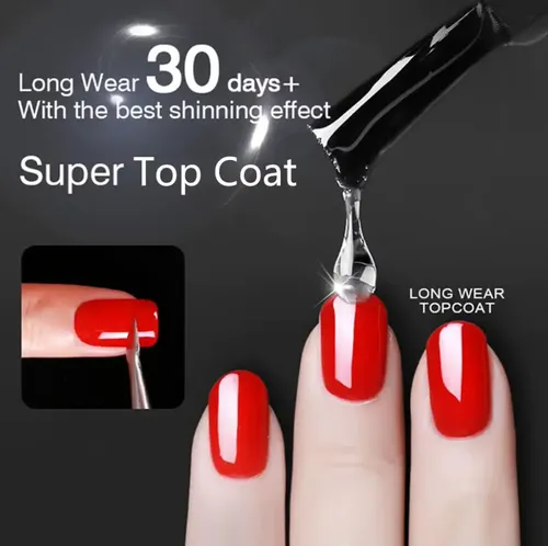 Top Coat Powder Mely 12ml Semipermanente, Aprobado Anmat