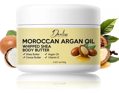 Manteca Corporal Danliss Con Aceite De Argán Y Karité Shea Butter